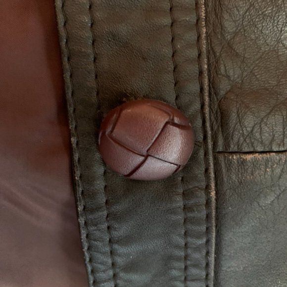 VINTAGE '1970's Austrian "Echt Leder" Mod Coat - Picture 3 of 9